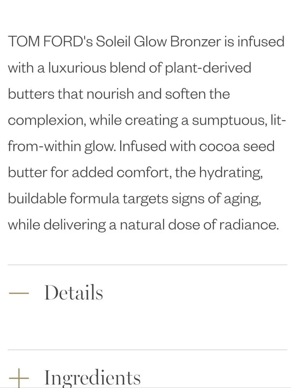 Tom Ford Soleil Glow Bronzer - 02 TERRA